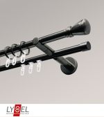 titan Vorschau Lysel - SET Opal Mix 160cm 2 Lauf Doppel-Kombiträger offen mit Endstücke Konus in Bronze #1W titan