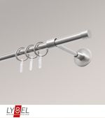 Vorschau Lysel - SET Opal 160cm Träger geschlossen mit Endstücke Kappe in Bronze #1W edelstahl-optik