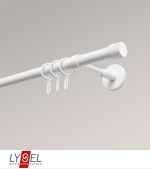 Vorschau Lysel - SET Opal 160cm Träger geschlossen mit Endstücke Kappe in Bronze #1W weiß