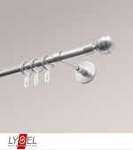 Vorschau Lysel - SET Opal 160cm Träger geschlossen mit Endstücke Kugel in Bronze #1W edelstahl-optik