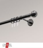 Vorschau Lysel - SET Opal 160cm Träger geschlossen mit Endstücke Kugel in Bronze #1W titan