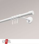 Vorschau Lysel - SET Opal 160cm Träger geschlossen mit Endstücke Zylinder in Bronze #1W weiß