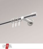 Vorschau Lysel - SET Opal 160cm Träger offen Träger offen mit Endstücke Zylinder in Weiß #1W edelstahl-optik