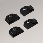 schwarz Vorschau SET Flachträger Decomatic #1W schwarz