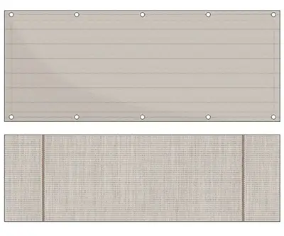 Markise Massanfertigung Balkon Sichtschutz Irisun Spangla G728