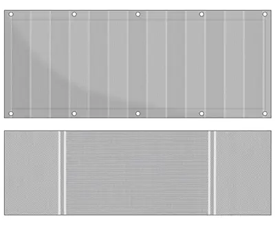 Markise Massanfertigung Balkon Sichtschutz Filare R200