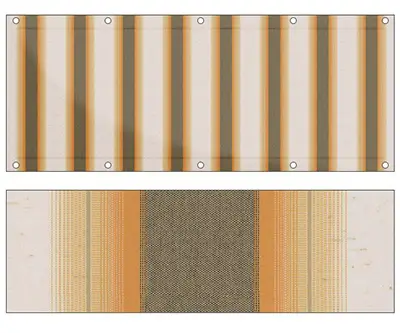 Markise Massanfertigung Balkon Sichtschutz Fantasie Marroni R254