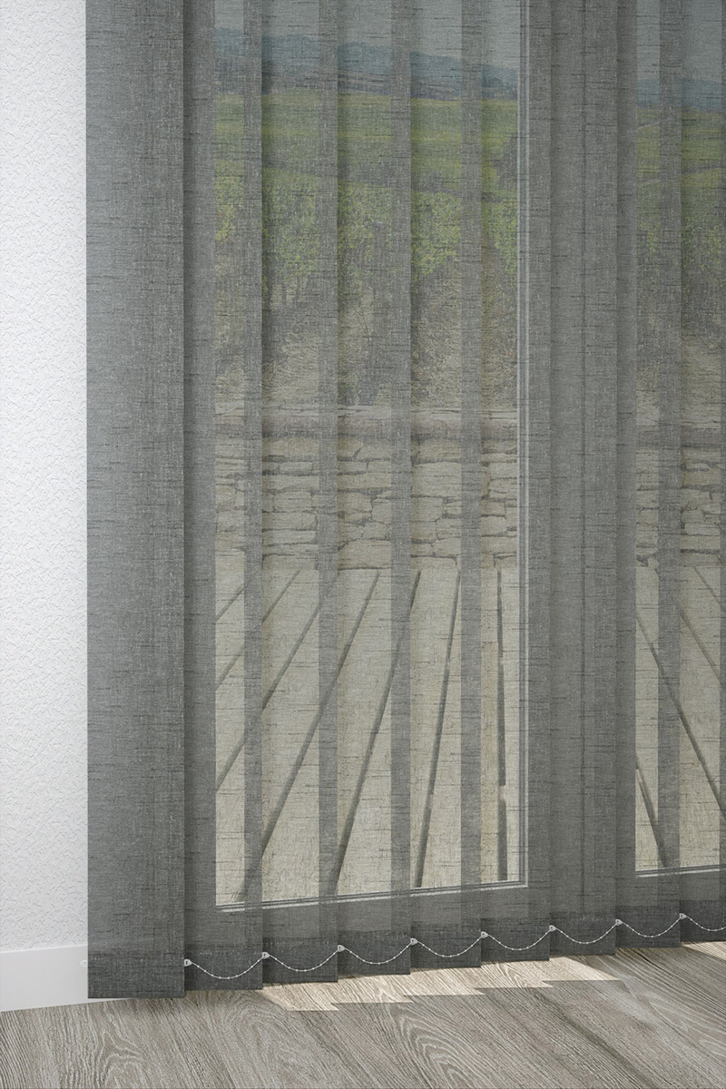 Stoff Lamellen Massanfertigung Lamelle Azoren 9005.1118