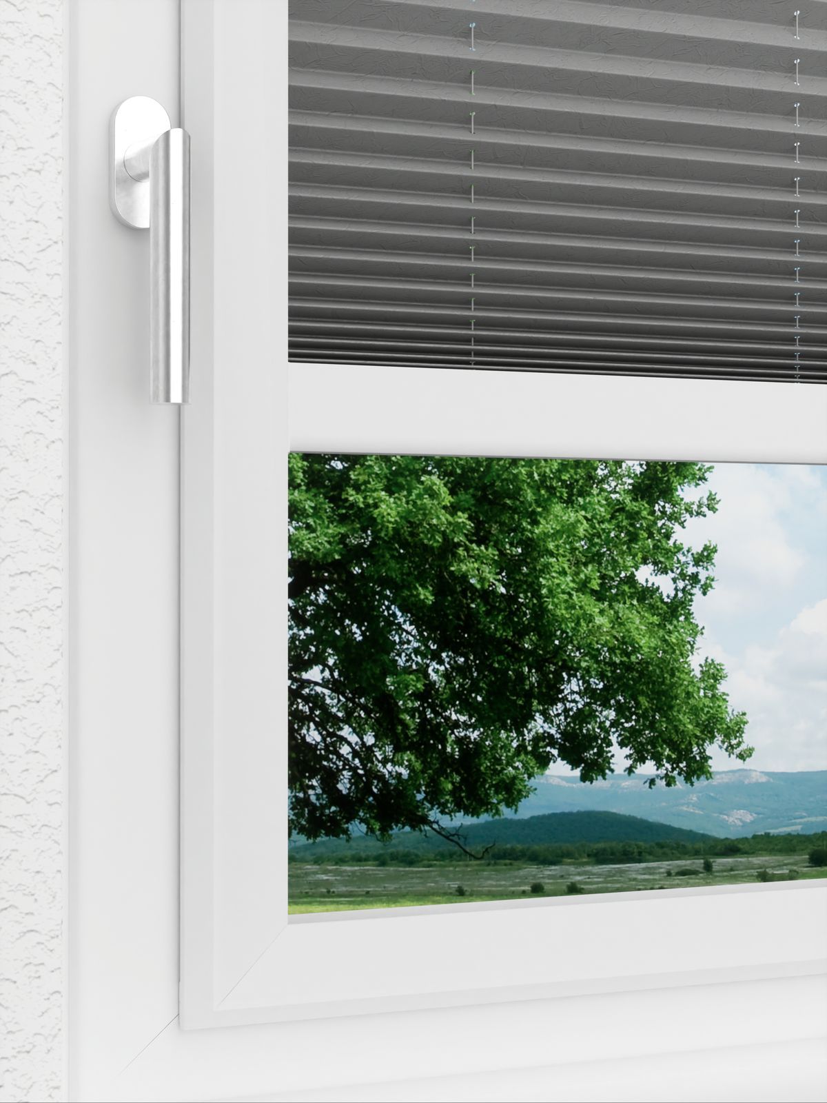 Detailansicht LYSEL HOME Plissee 136A Abelia Pearl