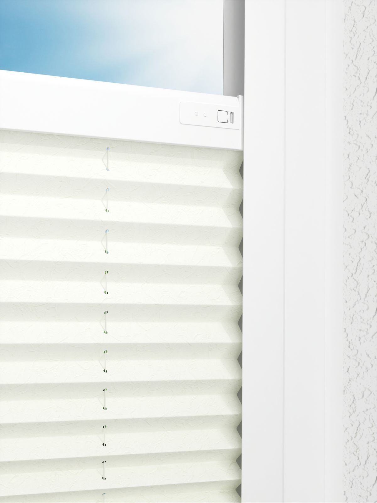 Detailansicht LYSEL HOME Plissee 241A Abelia Pearl