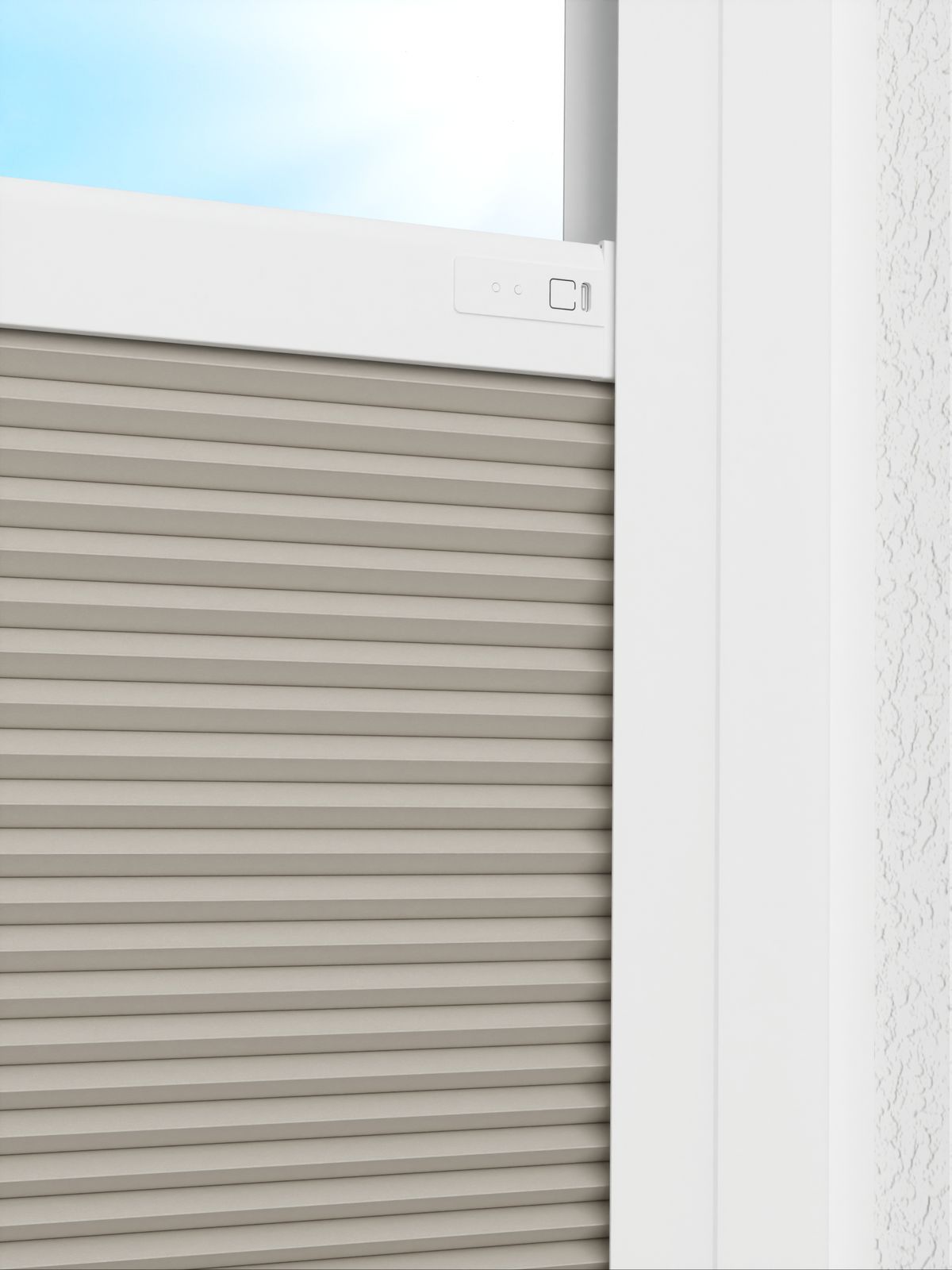 Detailansicht LYSEL HOME Plissee 008A Nana BO Wabe