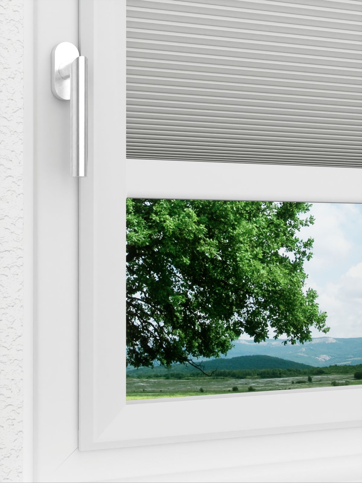 Detailansicht LYSEL HOME Plissee 006A Nana BO Wabe