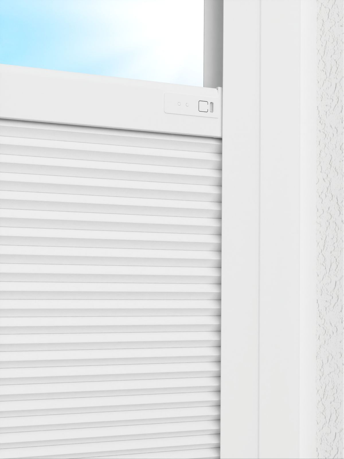 Detailansicht LYSEL HOME Plissee 004A Alba LI Wabe