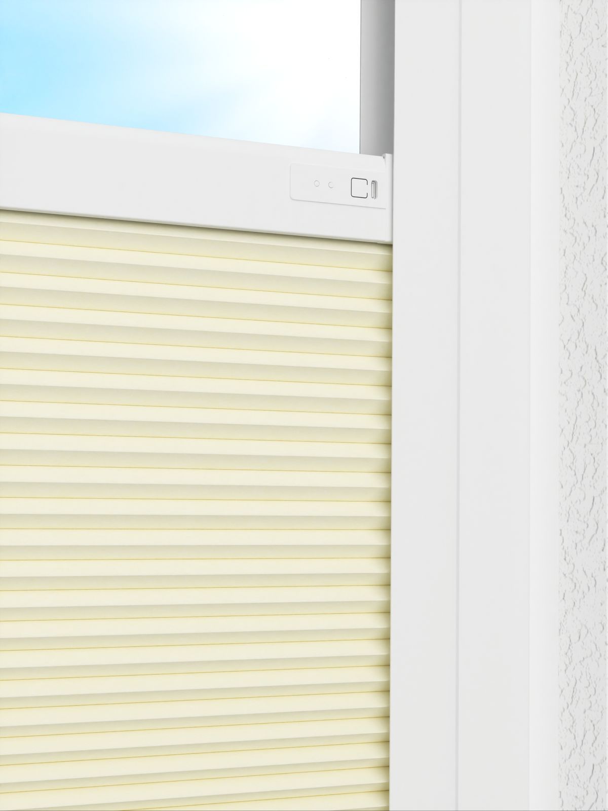 Detailansicht LYSEL HOME Plissee 014A Alba LI Wabe