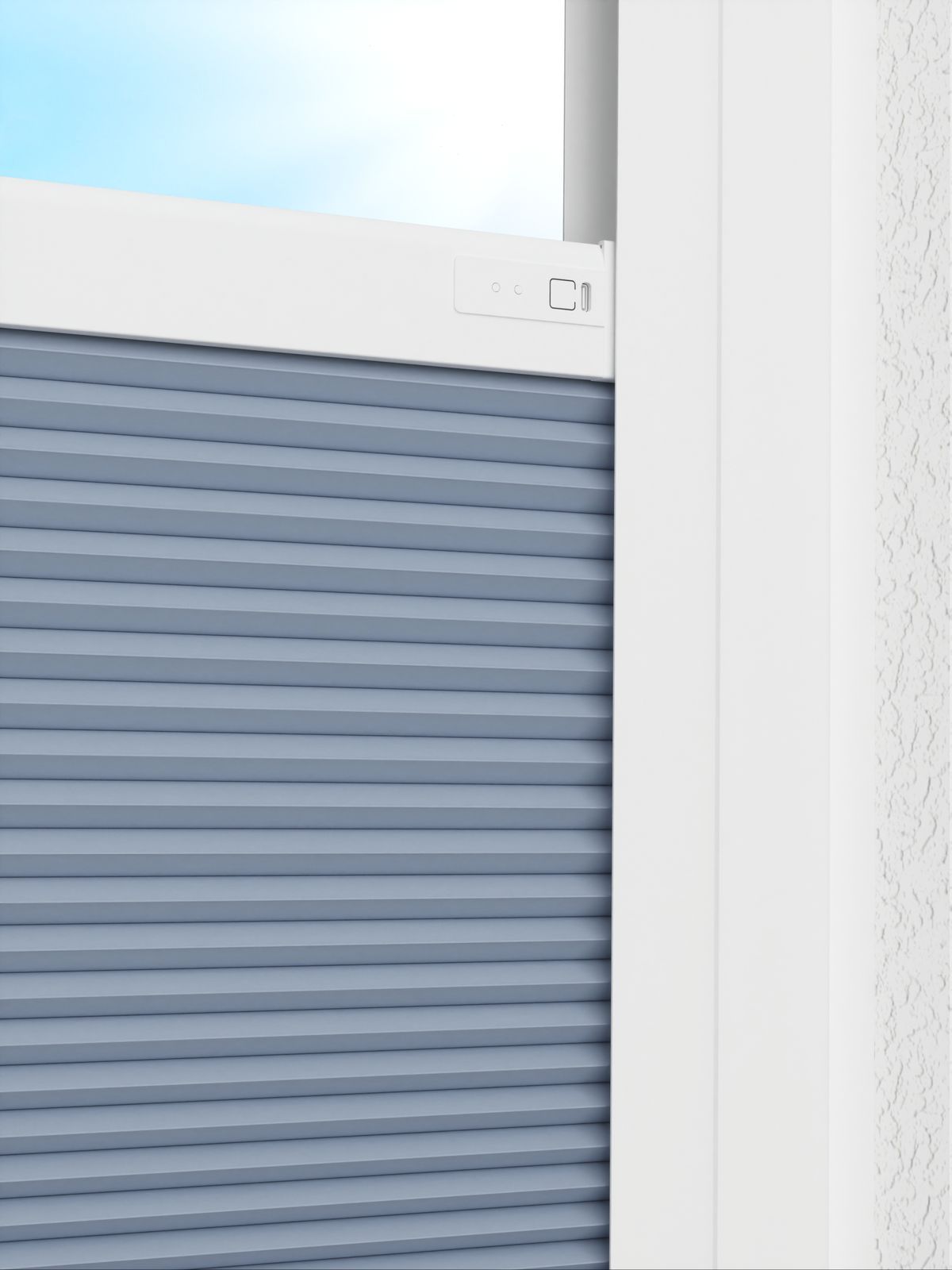 Detailansicht LYSEL HOME Plissee 029A Alba LI Wabe