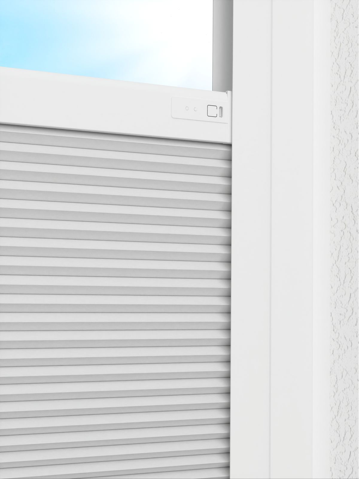 Detailansicht LYSEL HOME Plissee 003A Alba LI Wabe