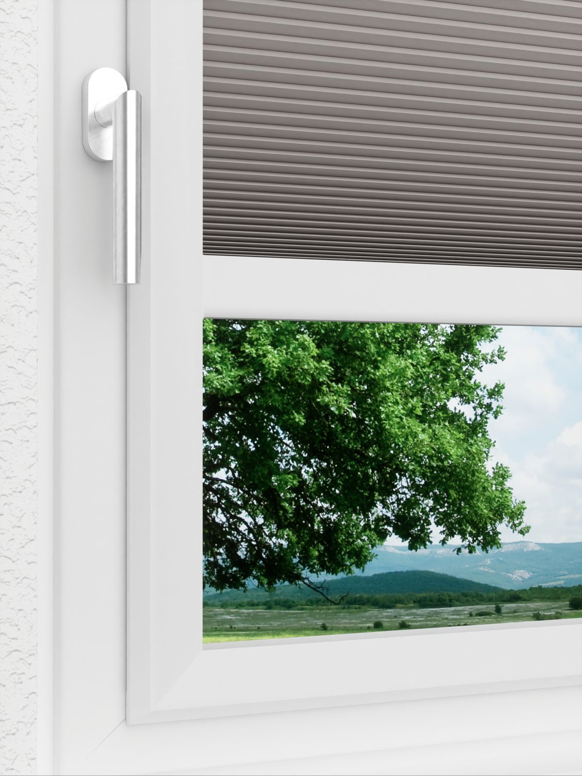 Detailansicht LYSEL HOME Plissee 038A Alba LI Wabe