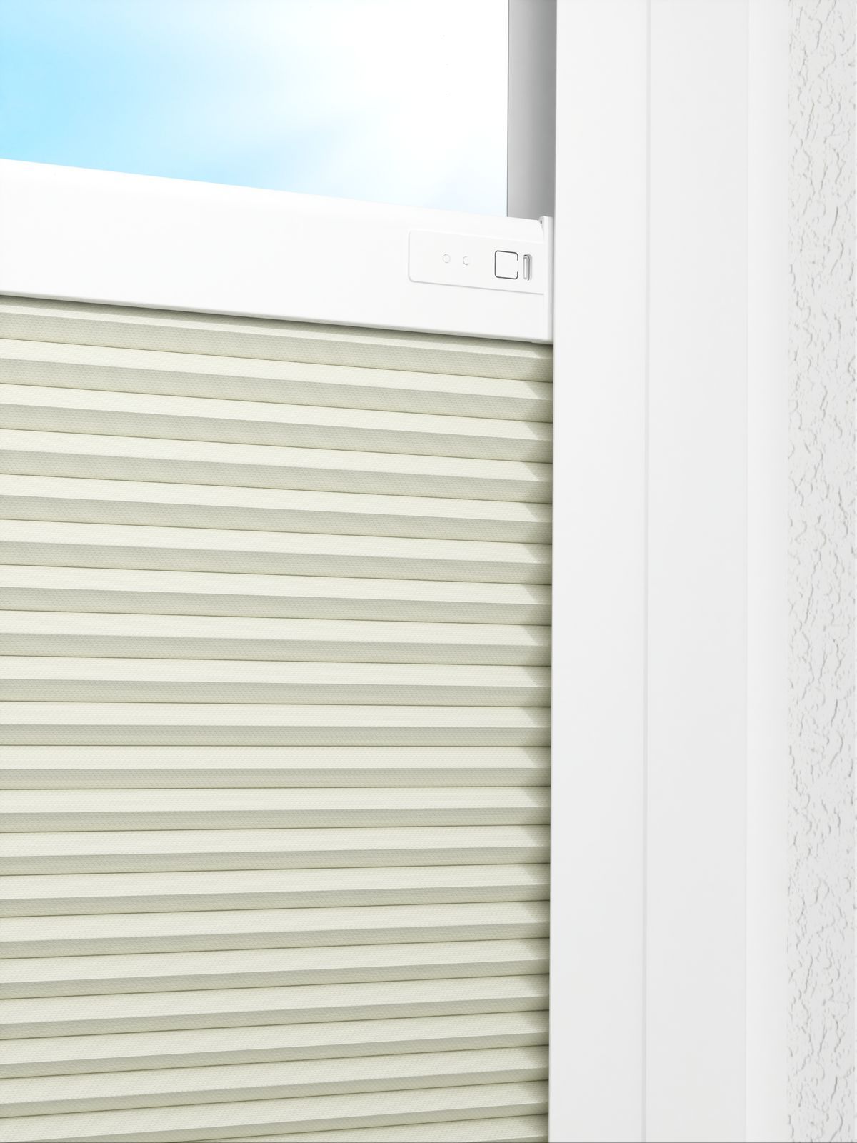 Detailansicht LYSEL HOME Plissee 315A Shadow BO Wabe