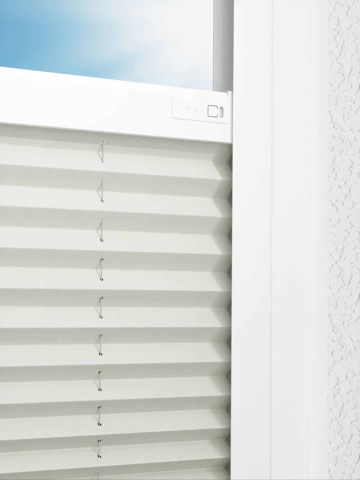 Detailansicht LYSEL HOME Plissee 212B Aralia Pearl