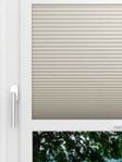 LYSEL HOME Plissee 009A Calluna Wabe Fensteransicht