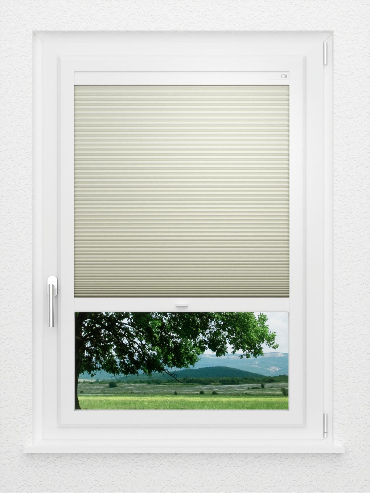 Detailansicht LYSEL HOME Plissee 315A Shadow BO Wabe