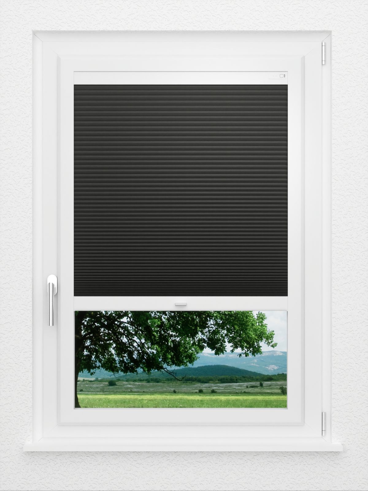 Detailansicht LYSEL HOME Plissee 018A Calluna Wabe
