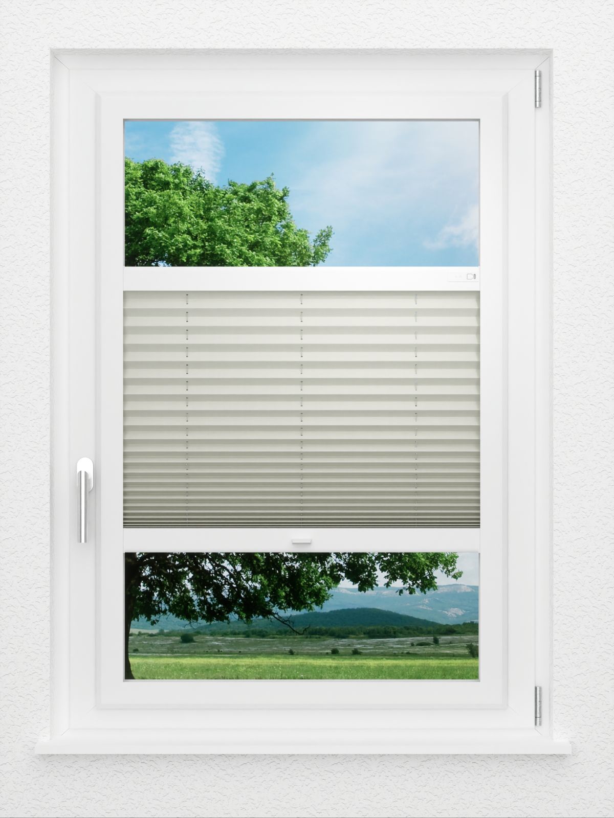 Detailansicht LYSEL HOME Plissee 212B Aralia Pearl