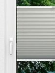 Plissee Krepp B1 Fensteransicht