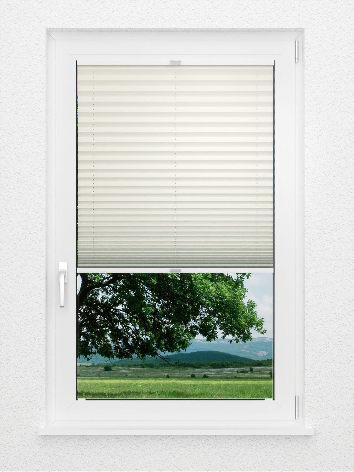 Detailansicht Plissee Krepp B1