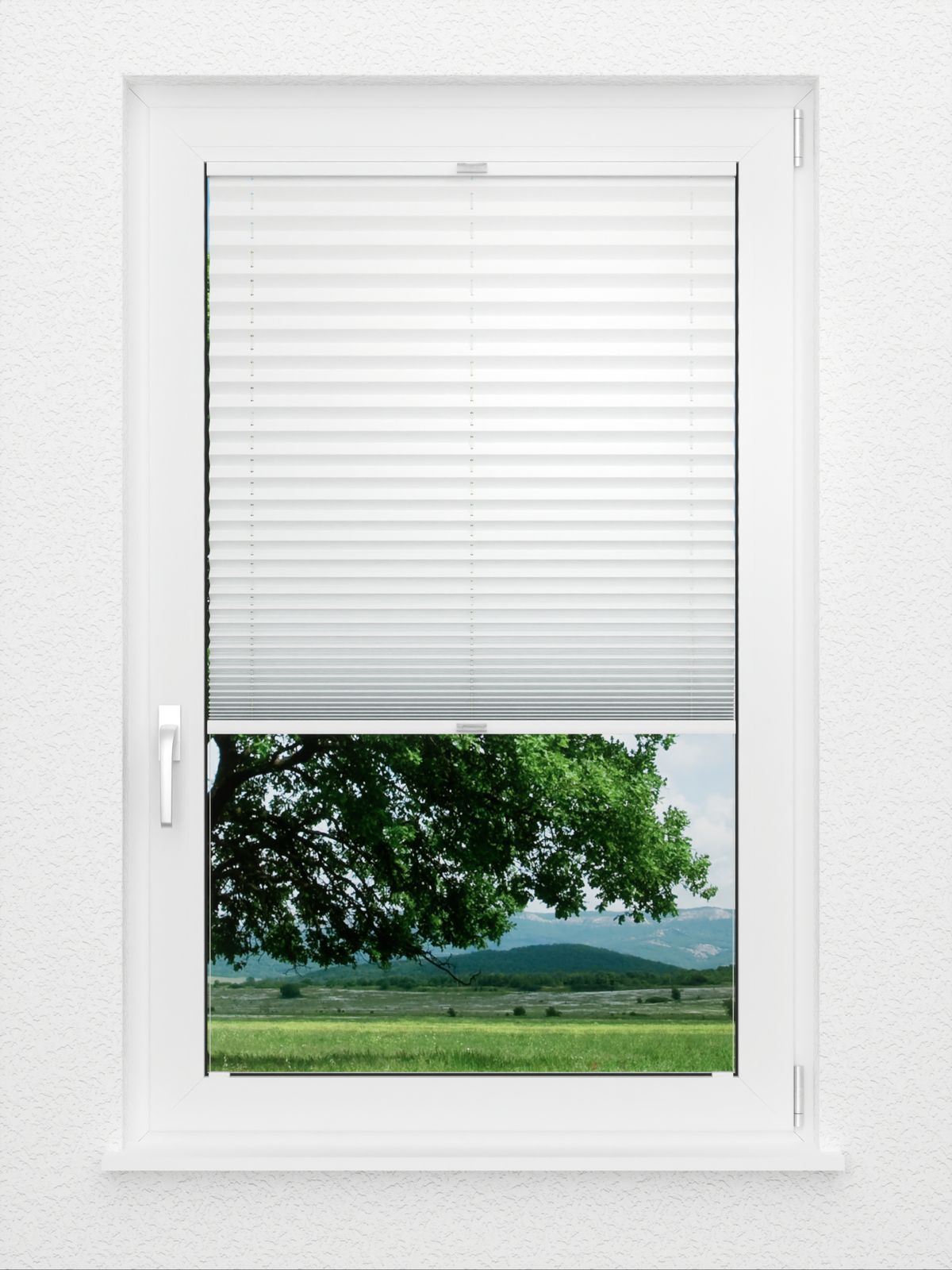 Detailansicht Plissee Krepp B1