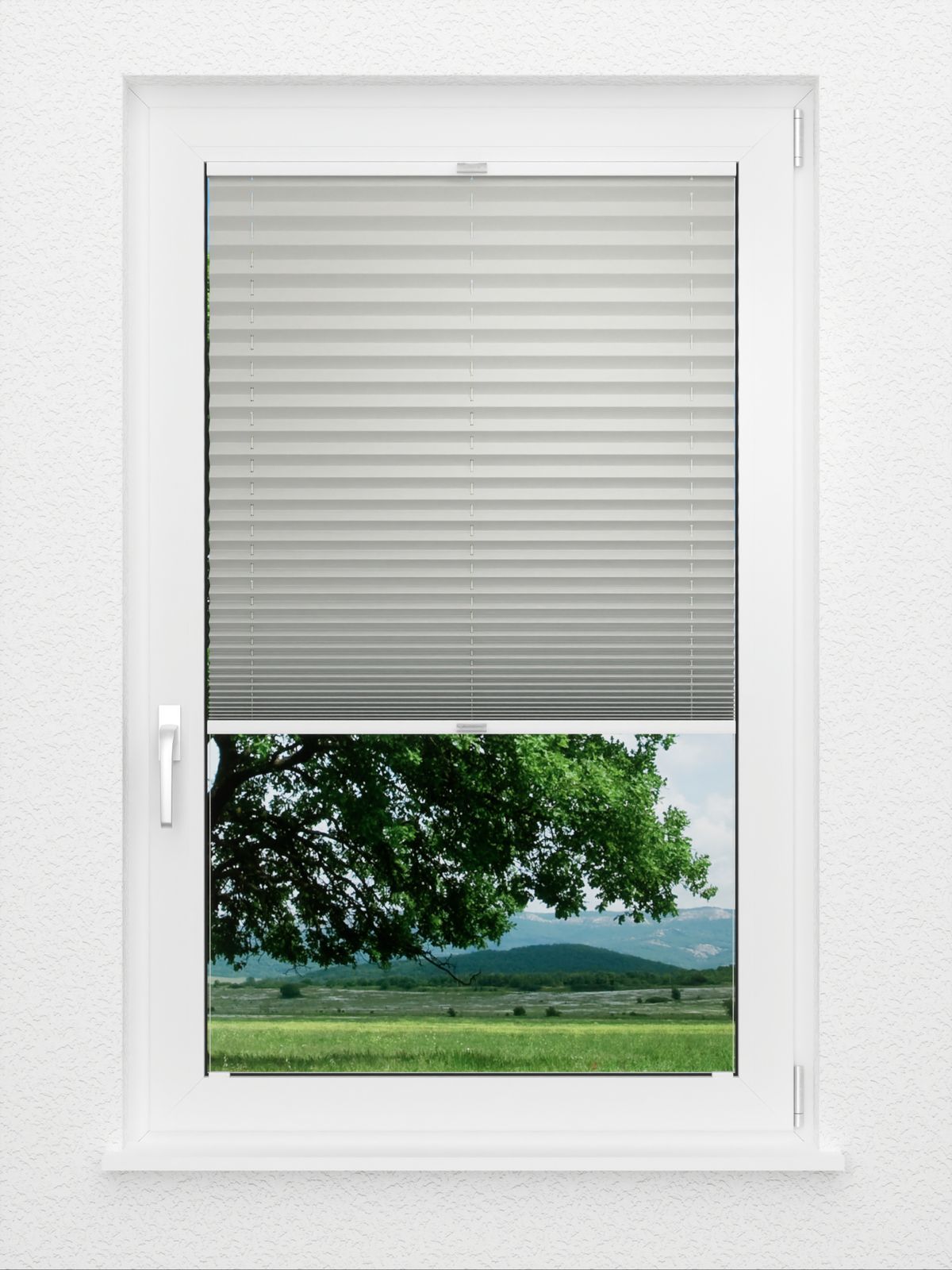 Detailansicht Plissee Krepp B1