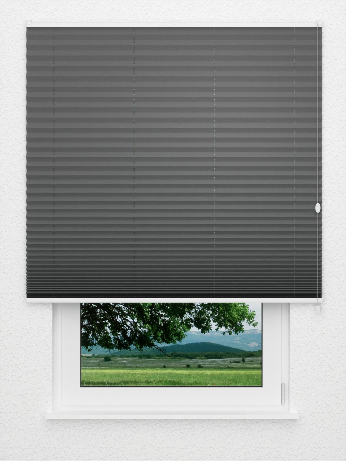 Detailansicht Plissee Krepp B1