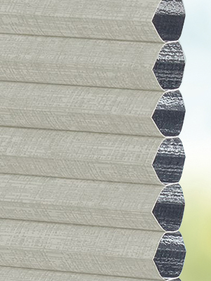 Stoff Plissee Maßanfertigung DUETTE® Tabor Blackout 10.539