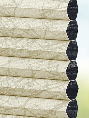 Stoff Plissee Maßanfertigung DUETTE® Pablo Blackout 91.639