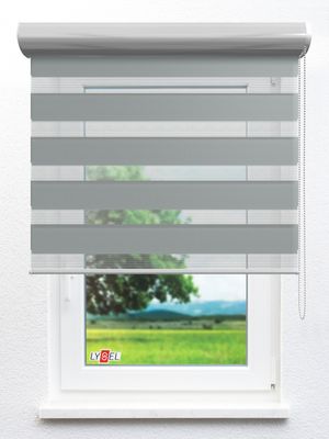Stoff Rollo Ma&szlig;anfertigung Simply Doppelrollo Zoe 903612L