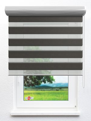 Simply Doppelrollo Zelenya 903705L Fensteransicht